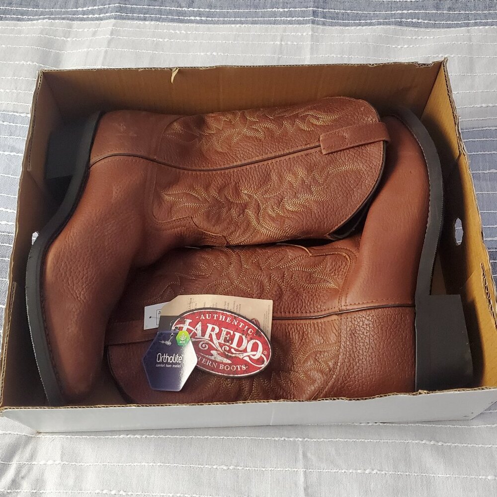 Laredo Cowboy Boots Ortholite